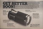 Soligor SLR Zoom Macro Lens AIC Photo Inc. Vintage Print Ad 1982 **See Descr**