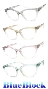 Gafas recubiertas de AR con bloqueo de luz azul ojo de gato para computadora con pantalla LCD/LED - Imagen 1 de 17
