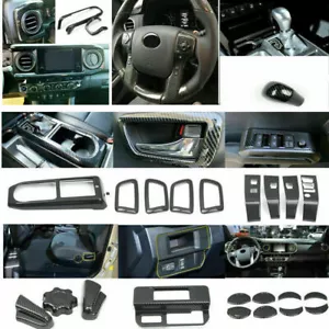 Carbon Fiber Accessories Interior Kit Cover 27pcs For Toyot@ Tacoma 2016-2020 - Bild 1 von 10
