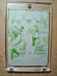 2020 Kerryon Johnson Panini Donruss Retro 2000 Yellow Printing Plate 1/1 🔥🔥🔥
