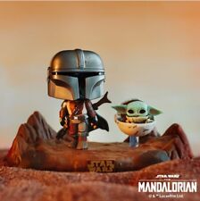 Funko Pop! Moments Star Wars The Mandalorian with The Child (Grogu) 390 New