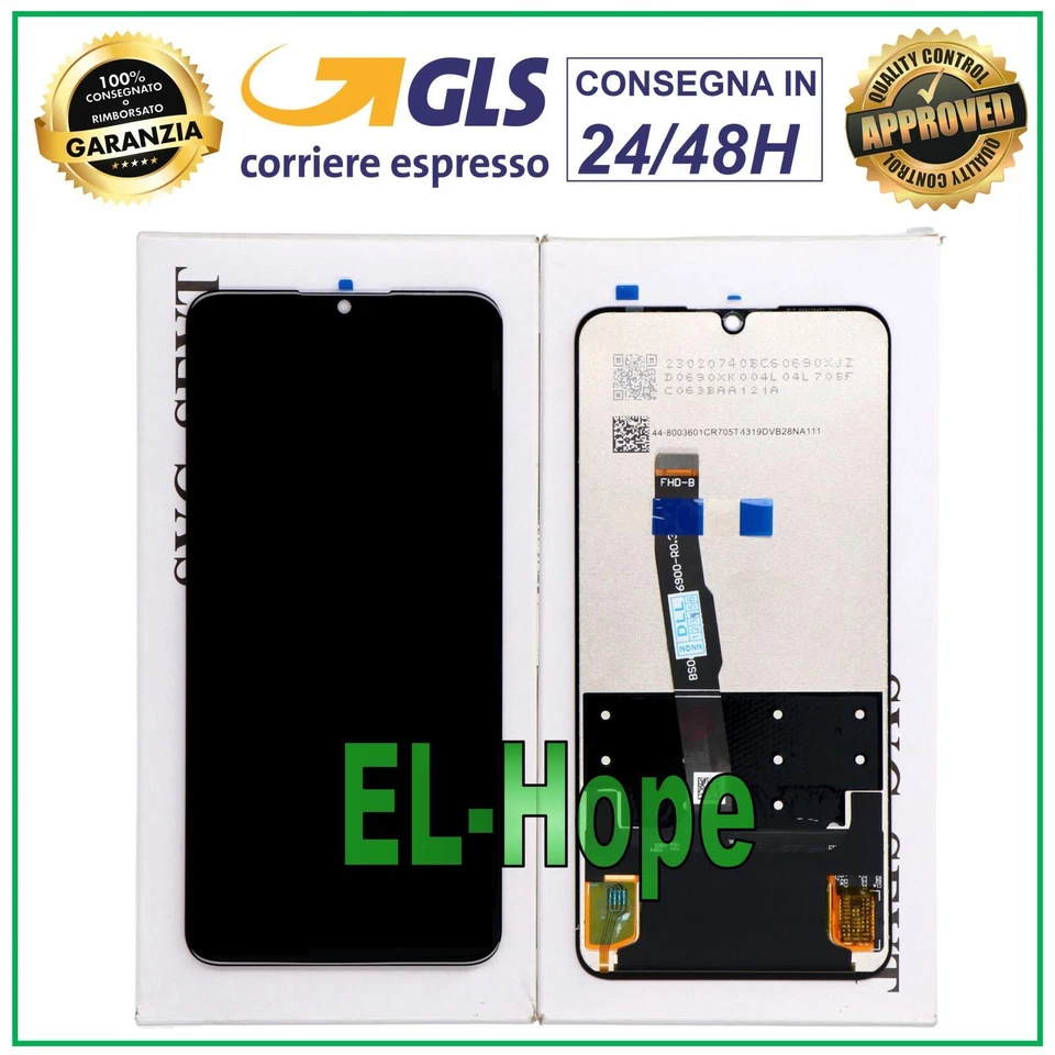 DISPLAY TOUCH LCD PARI ORIGINALE SERVICE HUAWEI P30 LITE MAR-LX1A MAR-LX1M LX2J - Immagine 1 di 1