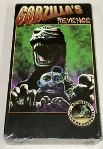 NEW! SEALED! Godzilla's Revenge (VHS 1998) vintage Sci-Fi Movie Video Artwork - Picture 1 of 3