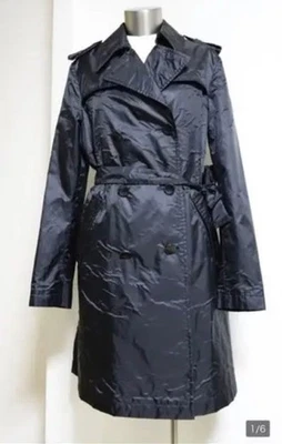 USED FENDI SELLERIA LINE NYLON TRENCH COAT, SIZE 42, MADE ITALY GOOD - Image 1 of 4