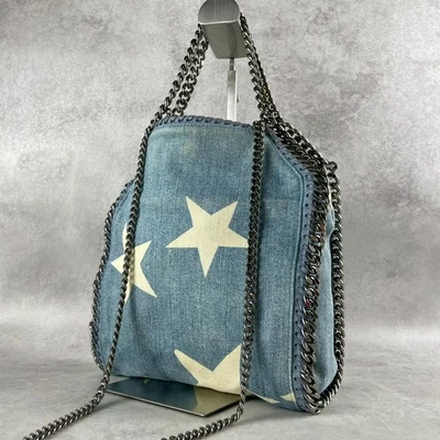 Stella McCartney Falabella Mini 2way shoulder bag Denim BlueExtremely rare model - Image 1 of 4