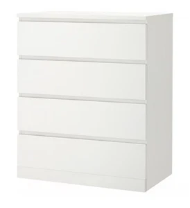 Chest of Drawers – Excellent Condition - IKEA MALM N Chest/4 drw - Picture 1 of 17