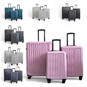 ABS Hard Shell Suitcase Luggage Set Hard Side Travel Carry on Cabin Bag - Picture 1 of 75