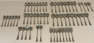 68 PC ONEIDA Community Stainless Flatware PATRICK HENRY USED - Picture 1 of 16