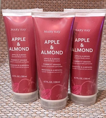 LOCIÓN CORPORAL MARY KAY MANZANA Y ALMENDRA 6,7 OZ. LOTE DE 3 Foto 1 de 4