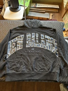 New Balance Hoodie Sport Essentials French Terry Men Black XL? See Measurements - Picture 1 of 9