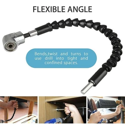 Right Angle Drill and Flexible Shaft Bits Extension Holder Bit Nice E L2K3 - Image 1 of 4