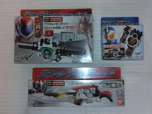 Bandai Kamen Rider W Axel Driver Transformation Belt Set mit Zubehör - Bild 1 von 11