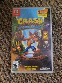 Crash Bandicoot N. Sane Trilogy insane 3 games Nintendo Switch BRAND NEW