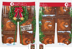 Neu mit Etikett Ethika Boxershorts Unterwäsche Slip 2XL XXL Weihnachten Jingle Bells - Bild 1 von 1
