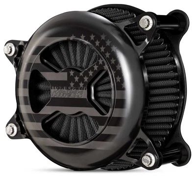 Kit de admisión de purificador de aire Vance & Hines VO2 America bandera negra (42041FG) Foto 1 de 2