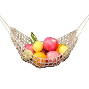 Fruit Hammock For Kitchen Under Cabinet Large Macrame Fruit Hammock For Kitchen - Picture 1 of 9