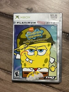 SpongeBob SquarePants: Battle for Bikini Bottom - Platinum Hits (Xbox, 2003) CIB - Picture 1 of 4
