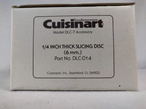 Cuisinart Disco da affettare spessore 1/4 di pollice per modello DLC-7 - Nuovo - Foto 1 di 9