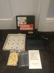 Vintage Travel Scrabble Board Game by Spear's Games 100% Complete Rare - Picture 1 of 4