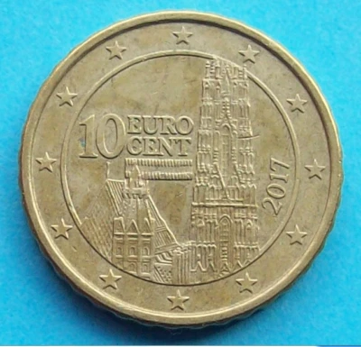 PIÈCE DE MONNAIE 10 CENTS EURO 2017 AUTRICHE - Photo 1/2