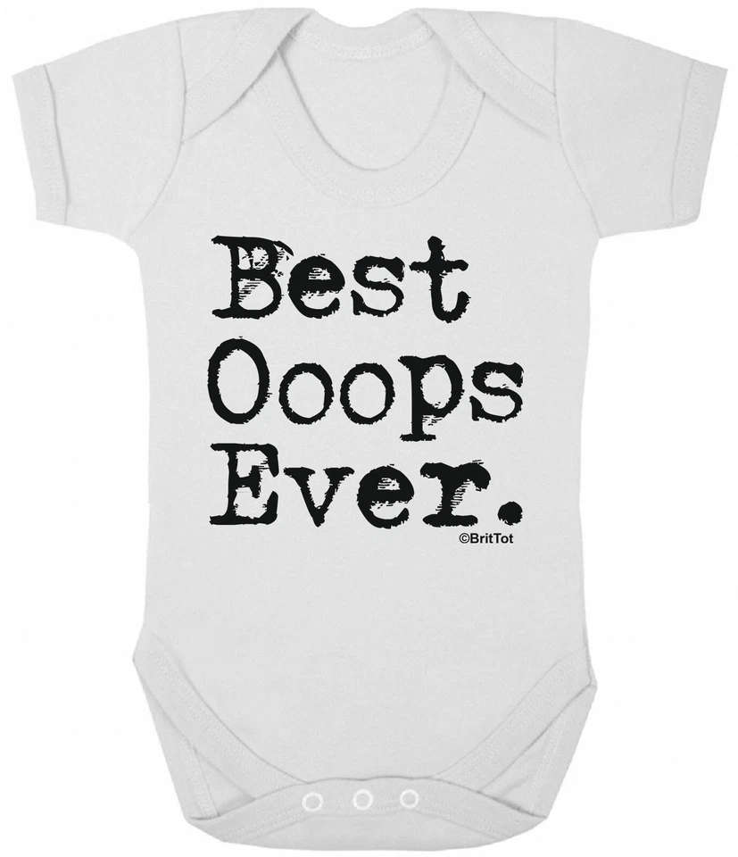 BRITTOT BEST OOOPS EVER lustig Jungen Mädchen BabyGrow Body Baby Bulk Kleidung Großhandel