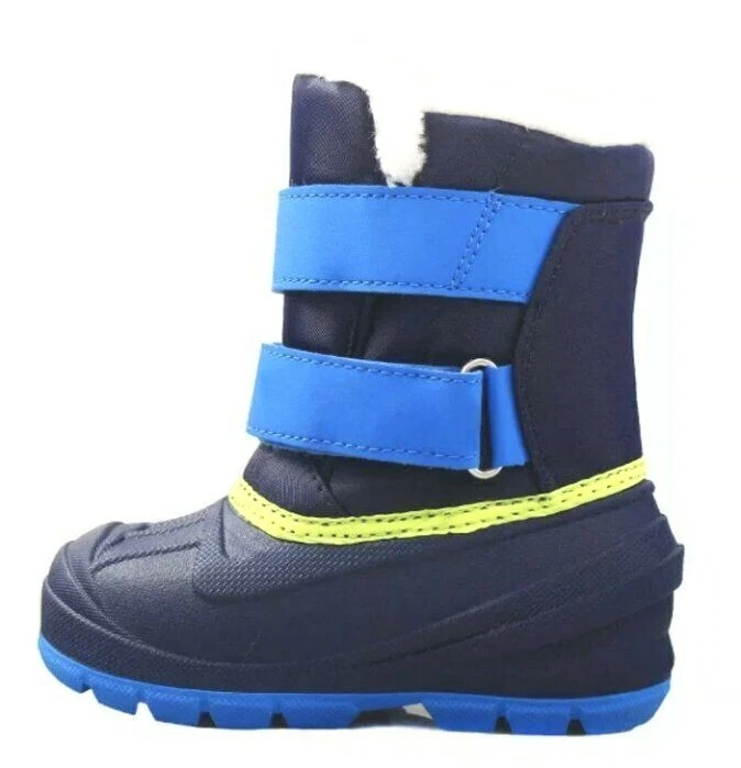 Botas de nieve de invierno Cat & Jack para niños pequeños azules Lev piel sintética termolita insultadas Foto 1 de 4
