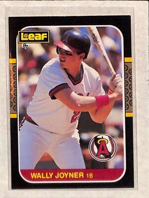 1987 Leaf  #252 Wally Joyner  EX - Image 1 of 2