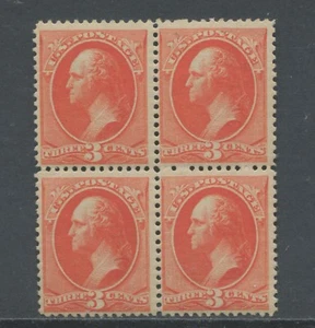 1887 US Stamp #214 Mint Never Hinged F/VF Block of 4 Catalogue Value $720 - Picture 1 of 1