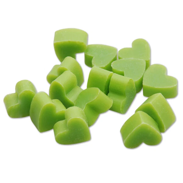 Florex Schafmilchseife mini mini Herz 100 Stück Apfel im Organzasäckchen Seife G - Bild 1 von 1