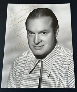 Bob Hope Hand Signed Photo, Inscribed Oversize 13x10.5". - Picture 1 of 5