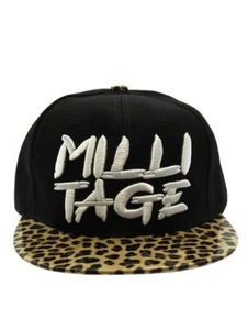 CAPPELLO E BERRETTO MESSAGGIO MILLITAGE ZEBRATO STAMPA ANIMALIER SNAPBACK REGOLABILE TAGLIA UNICA - Foto 1 di 6
