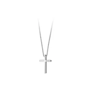S925 Sterling Silver Small Dainty Cross pendent necklace for women - Picture 1 of 7