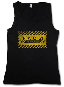 FAC 51 THE HACIENDA I TANK TOP FITNESS - Fac51 Club Factory Records Joy Division - Picture 1 of 2