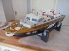 Superb "R.A.F,  Fire / Crash Tender" R/C Model Boat ( Fantastic Quality Model )