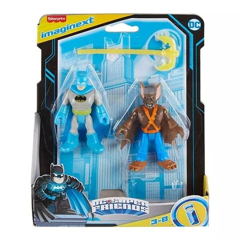 New 2023 IMAGINEXT DC COMICS Justice League Super Friends BATMAN & MANBAT Cover
