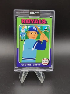Topps Project 2020 Card 102 1975 George Brett by Keith Shore with Box - Picture 1 of 2