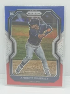Andres Gimenez Rookie Red/White/Blue Prizm Tier II 2021 Panini Prizm # 120 - Picture 1 of 2