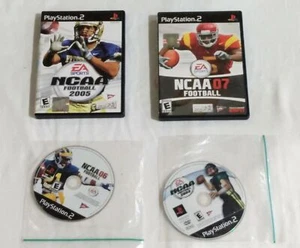 Playstation 2 NCAA Football 2003, 2005, 2006, 2007 Bundle Free Shipping - Picture 1 of 5