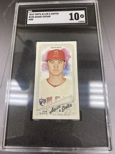 2018 Topps Allen & Ginter Shohei Ohtani Mini PSA 10 Rookie RC 100 Dodgers Angels - Picture 1 of 2
