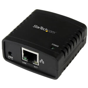 StarTech.com 10/100Mbps Ethernet to USB 2.0 Network Print Server - Windows 10 -