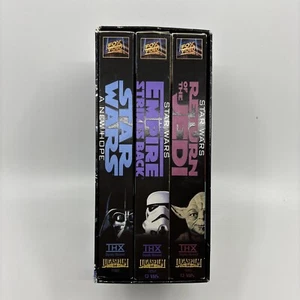 Star Wars Trilogy 3 Tape Classic Collectors Box Set (VHS, 1995) - Picture 1 of 3