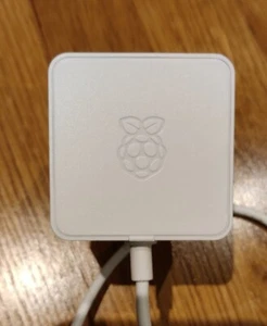 Genuine Raspberry Pi EU Power Cable. Usb C Connection. EU 2 PIN Plug. 5.1 v 3amp - Afbeelding 1 van 5