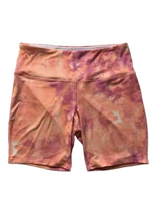 NEW Vogo Athletica Biker Workout Shorts Multicolors Size 1X Body Action Design - Picture 1 of 10