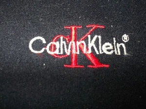 CALVIN KLEIN T-Shirt Gr. L- XL  D= 52-54 V-Kragen Baumwolle Cotton schwarz black - Bild 1 von 12