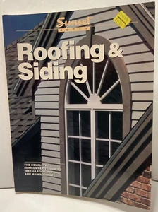 Roofing & Siding Sunset Books Guide Paperback Book - Picture 1 of 3