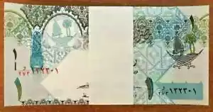 QATAR 1 RIYAL P-20 2015 x 100 Pcs BUNDLE Lot BIRD BOAT FALCON UNC CURRENCY NOTE - Picture 1 of 6