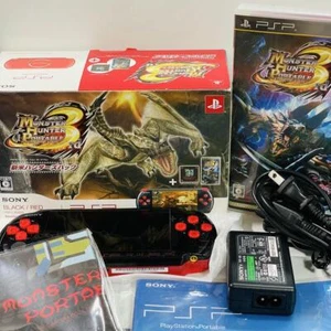 Sony PSP 3000 Monster Hunter 3ª Edición Limitada Consola Caja Juegos Portátiles - Imagen 1 de 18