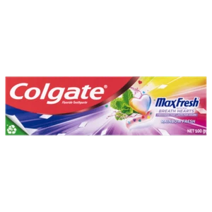Colgate MaxFresh Rainbow Fresh Toothpaste 100g with Mini Breath Hearts - Picture 1 of 3