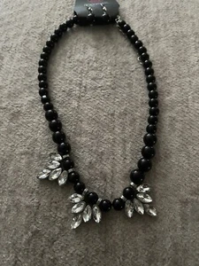 paparazzi schwarz und bling halskette - Bild 1 von 2