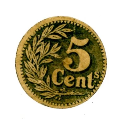 France ... P-N/L ... 5 Centimes ... 1915 ... *AU* - Image 1 of 2